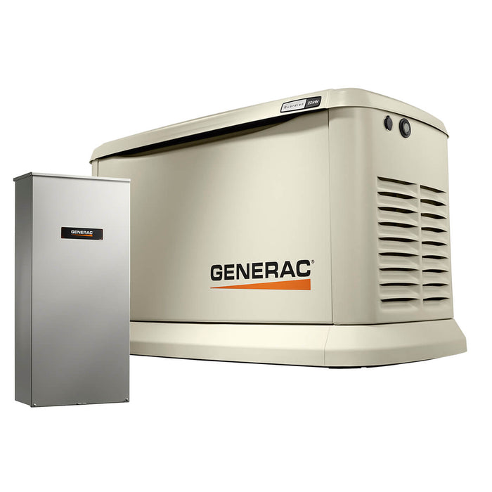 Generac 22kW/19.5kW Air Cooled Home Standby Generator with WiFi with Whole House 200 Amp Transfer Switch (non CUL) #70432
