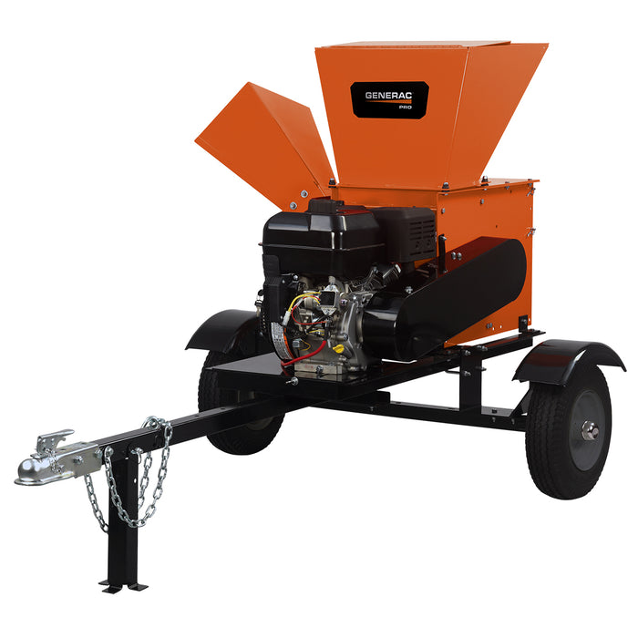 Generac PRO 19.8 FPT Chipper/Shredder with Road Tow Kit #CS27050GENG